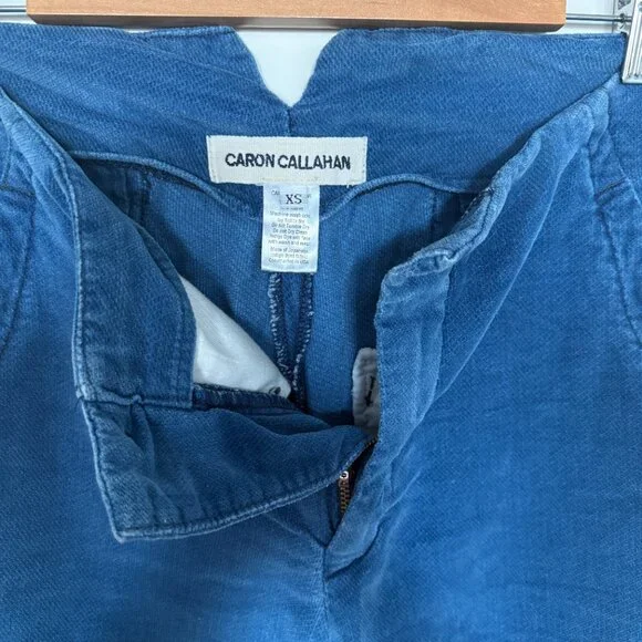 Caron Callahan Dexter Pant in Indigo Corduroy - Picture 5 of 7